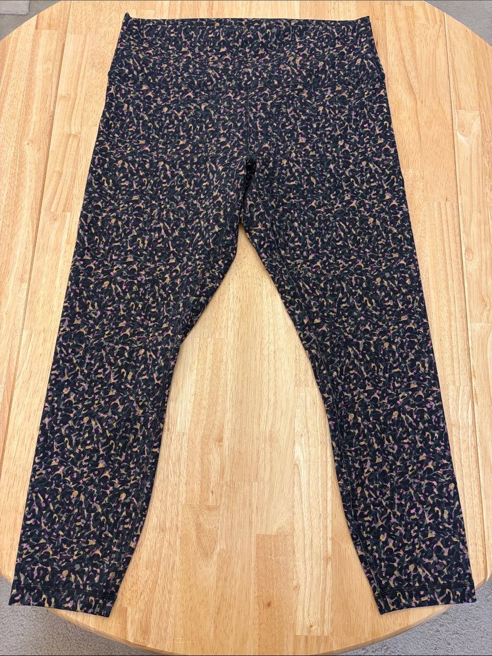 lululemon athletica Wunder Train High-Rise Tight 25” Black Abstract Multi Color